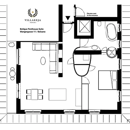 Villareja - Grosszuegige Panorama-Suite Mit Dolomitenblick, Terrasse, Designbad Mit Eingelassener Wanne Und Glasdusche * Bolzano