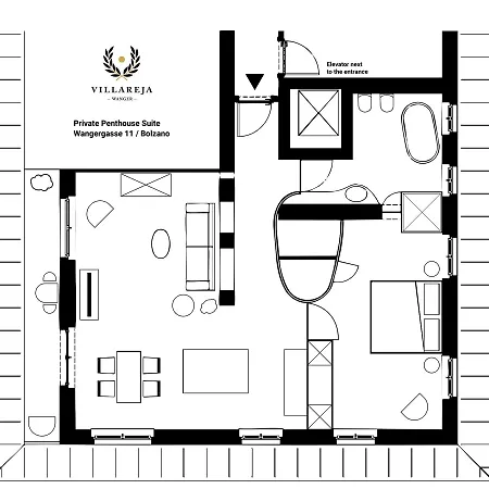 Apartman Villareja - Panorama Penthouse Mit Blick Auf Dolomiten *