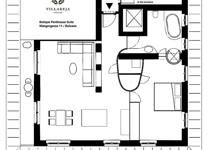 Villareja - Panorama Penthouse Mit Blick Auf Dolomiten * 博尔扎诺