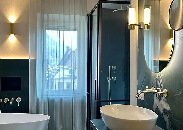 公寓 Villareja - Panorama Penthouse Mit Blick Auf Dolomiten